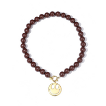 Afbeelding in Gallery-weergave laden, Ketting Smiley - Bruin