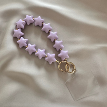 Afbeelding in Gallery-weergave laden, Phone Chain -  Stars - Purple