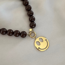 Afbeelding in Gallery-weergave laden, Ketting Smiley - Bruin
