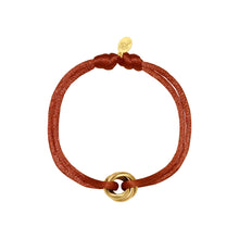Afbeelding in Gallery-weergave laden, Armband Satin Knot - Brick