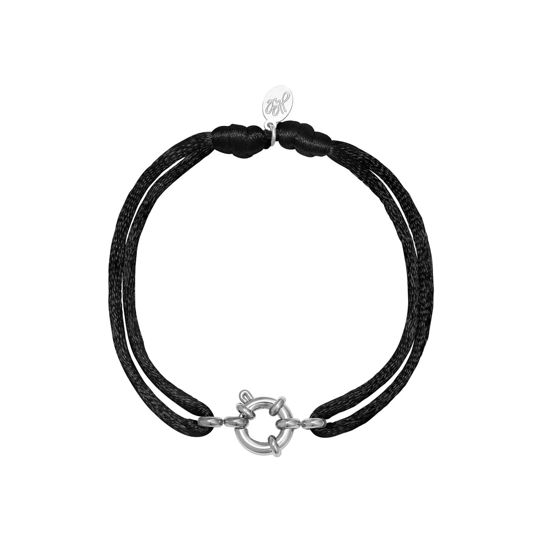 Bracelet Satin Wheel - Black