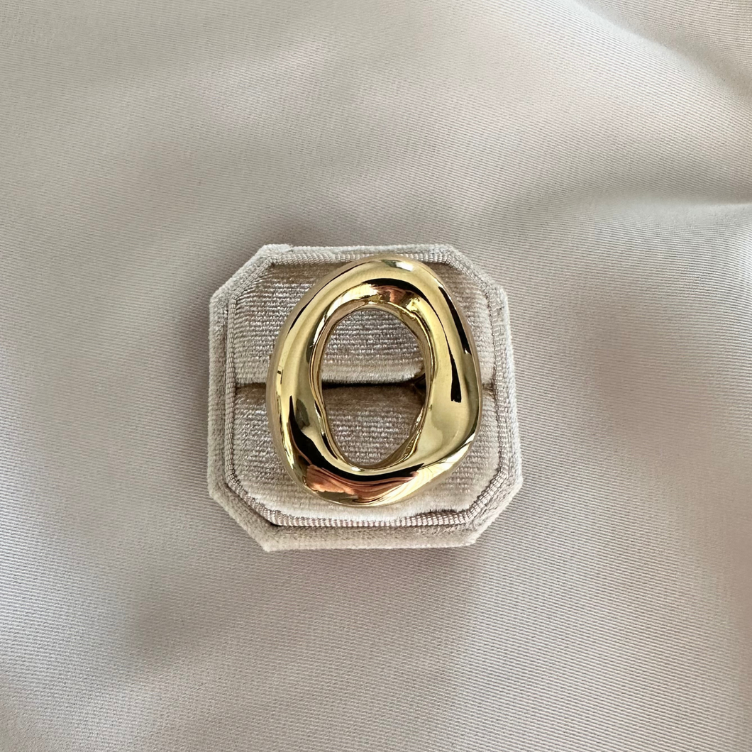 Ring Ovie - Goud