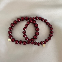 Afbeelding in Gallery-weergave laden, Armbandenset Bea - Bordeaux
