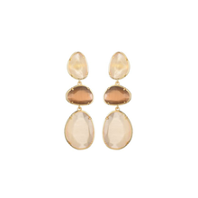 Afbeelding in Gallery-weergave laden, Earring Bowi - Beige &amp; Brown
