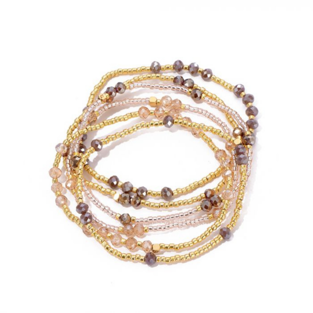 Bracelet Set Jaimy - Taupe