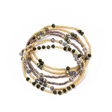 Afbeelding in Gallery-weergave laden, Bracelet Set Jaimy - Green
