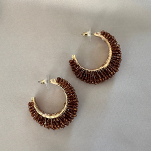 Afbeelding in Gallery-weergave laden, Earring Reina - Brown
