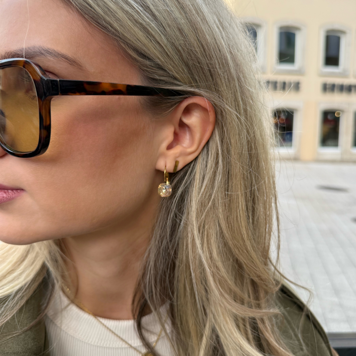 Oorbellen Alix - Beige