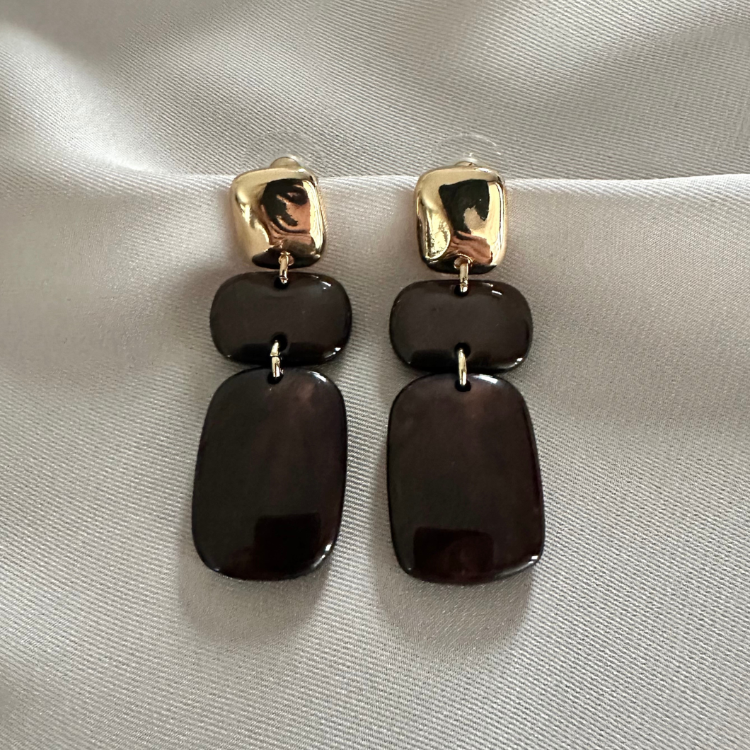 Earring Rox - Brown
