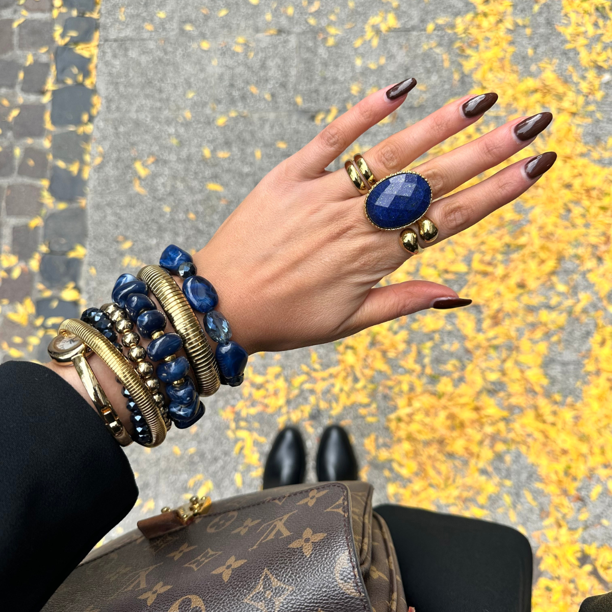 Ring Aveline - Blauw