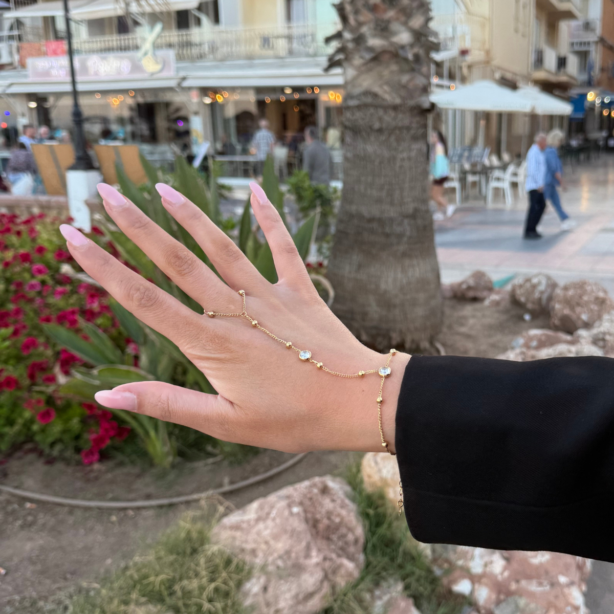 Hand chain Annabel - Goud