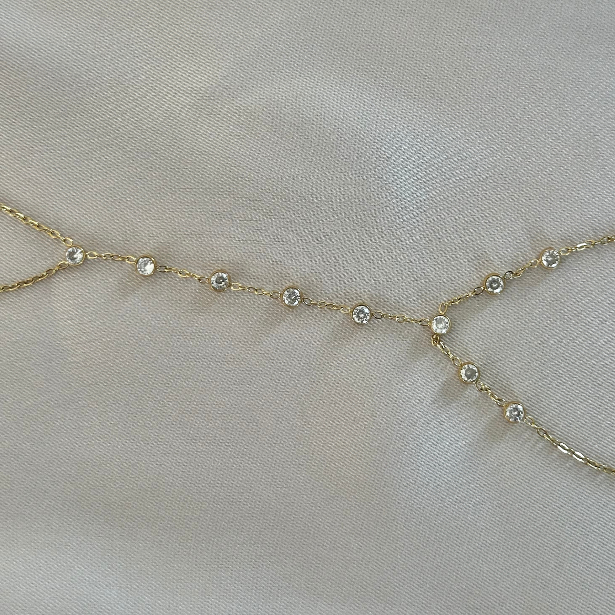Hand chain Daisey - Goud