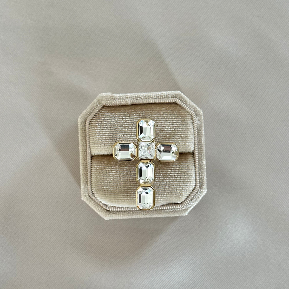 Ring Cross XL - Goud