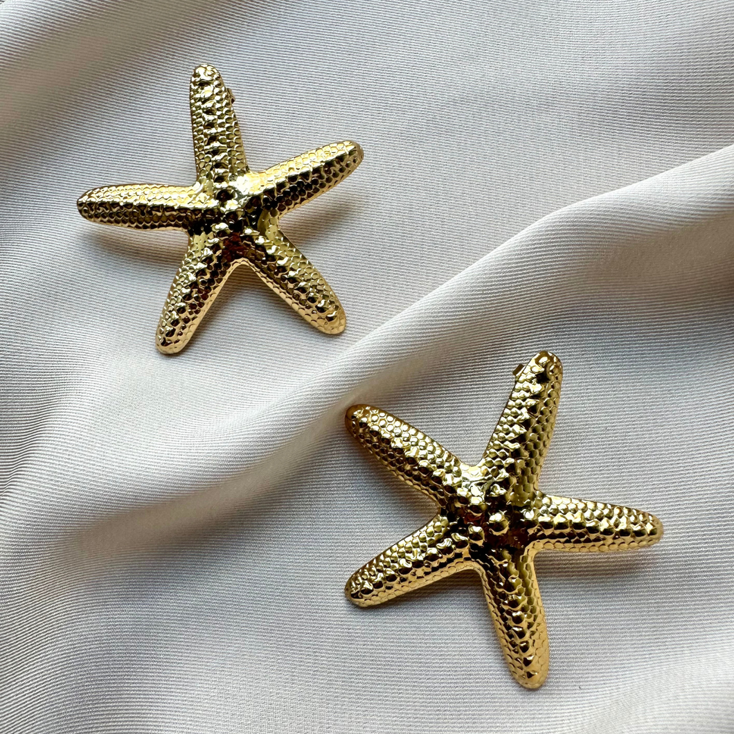 Earring Starfish - Gold