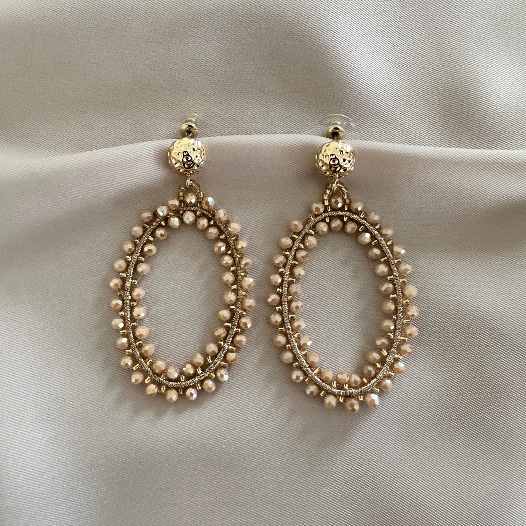 Earring Franka - Beige