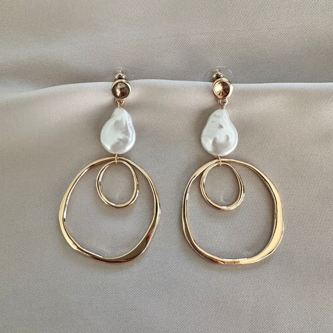 Earring Jule - Pearl