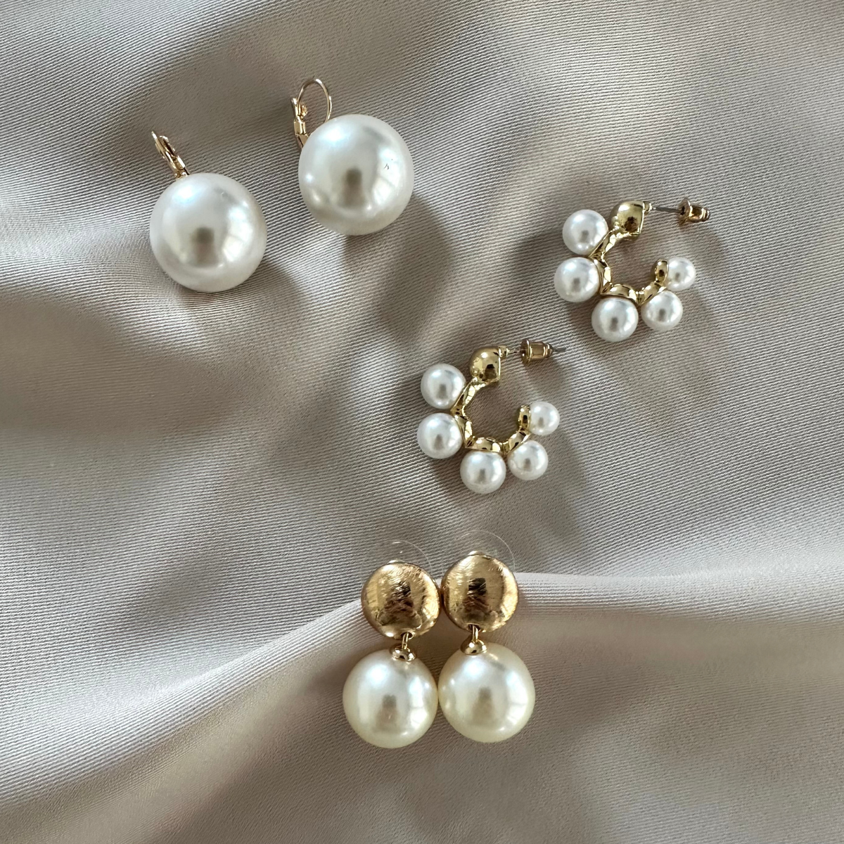 Oorbellen Micha - Parel