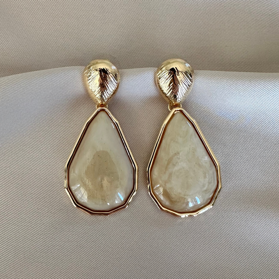 Earring Hella - Beige