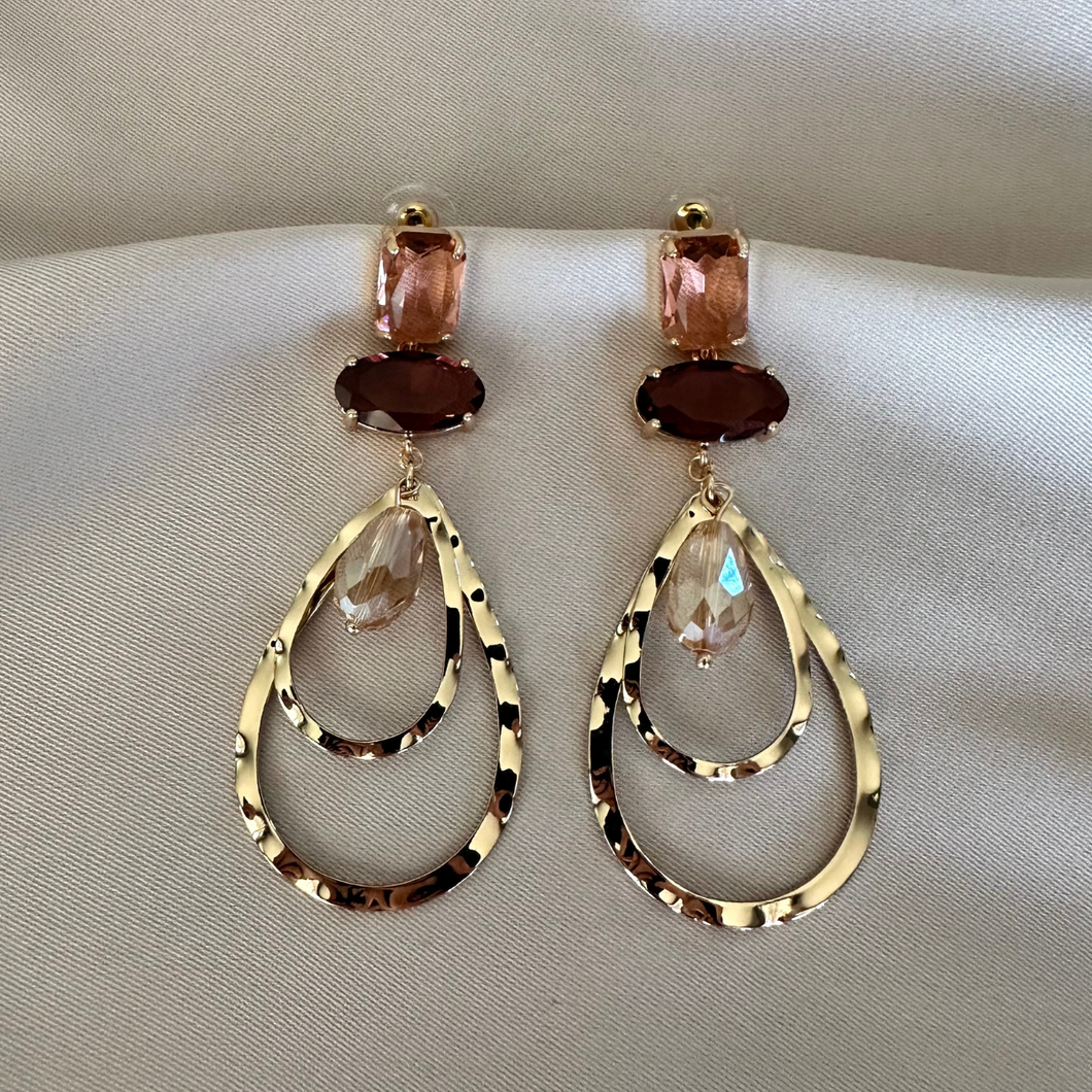 Earring Camilla - Brown
