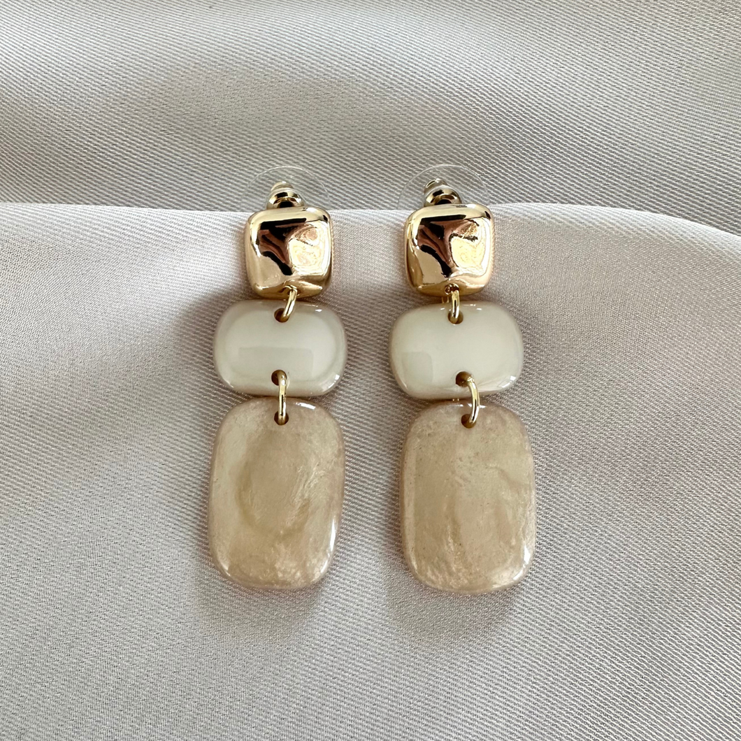 Earring Rox - Beige