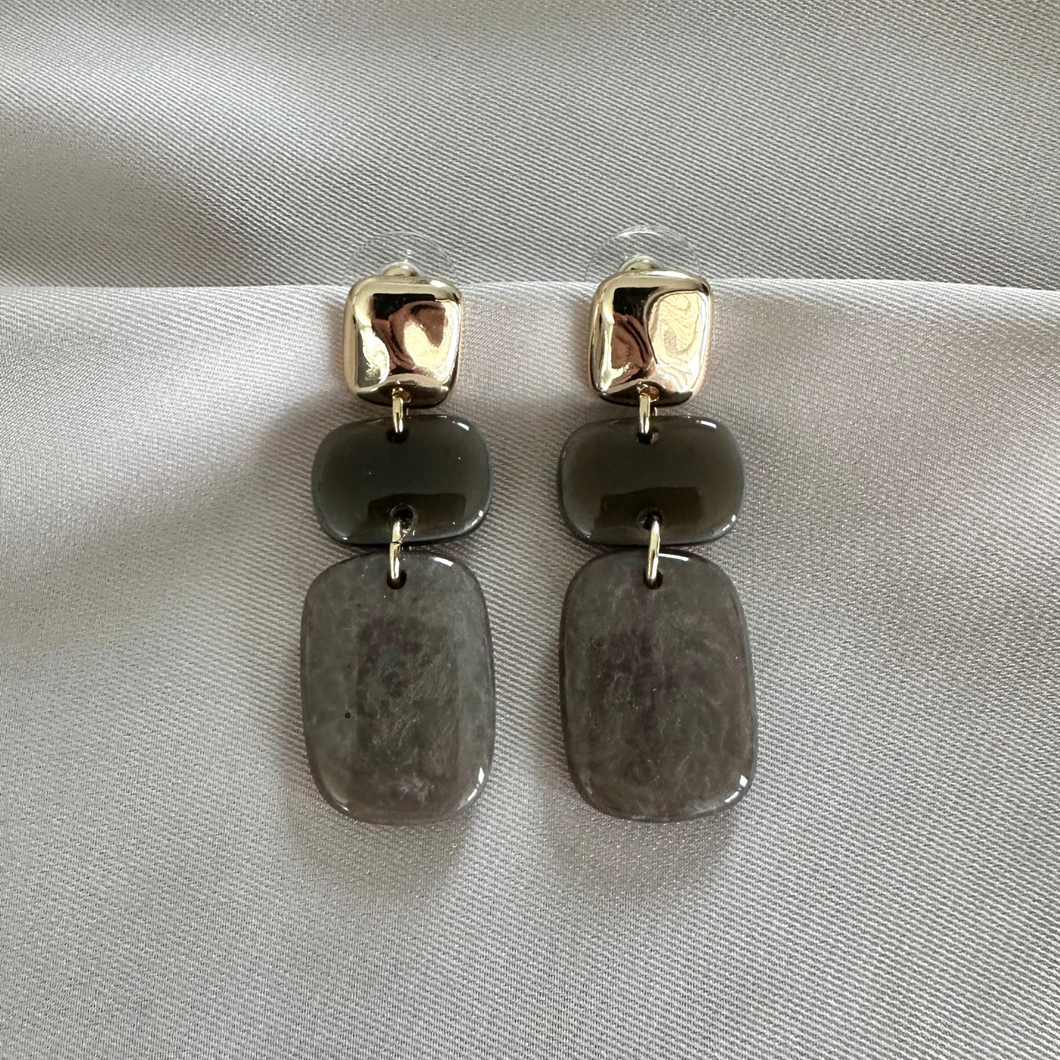 Earring Rox - Grey