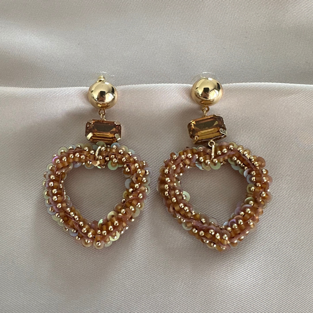 Earring Cecile - Brown
