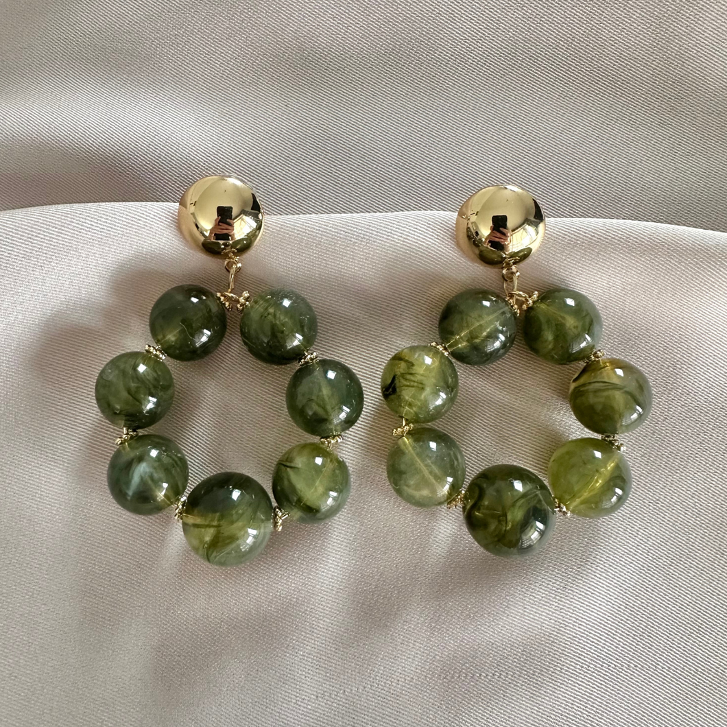 Earring Cecilia - Green