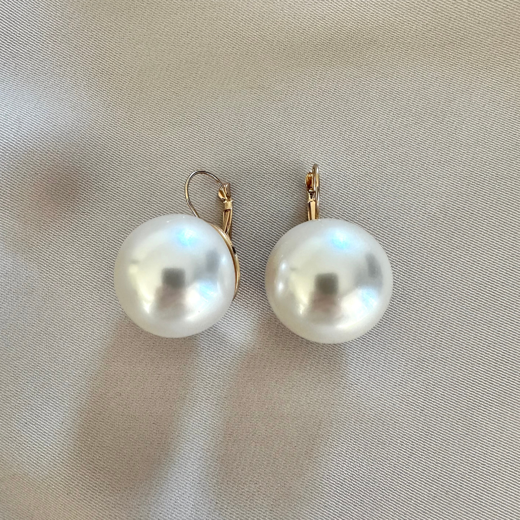 Earring Néla XL - Pearl