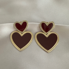Afbeelding in Gallery-weergave laden, Earring Juno - Bordeaux
