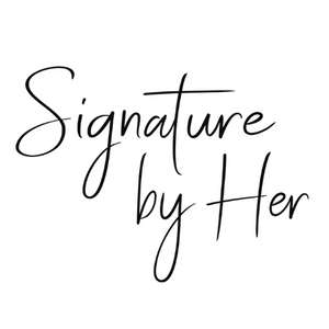 Signature by her