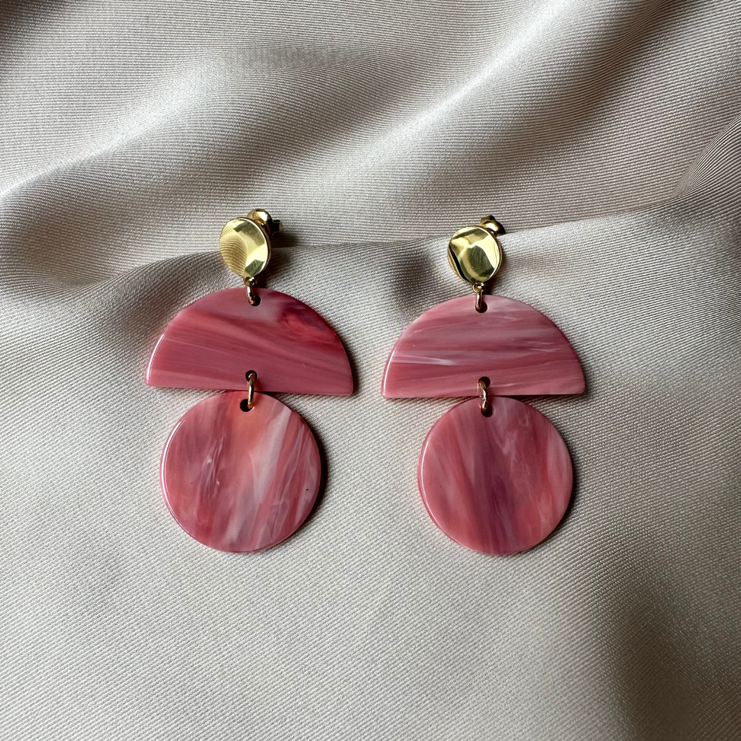 Earring Yvonne - Pink