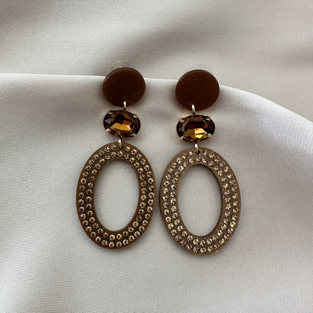 Earring Evie - Brown