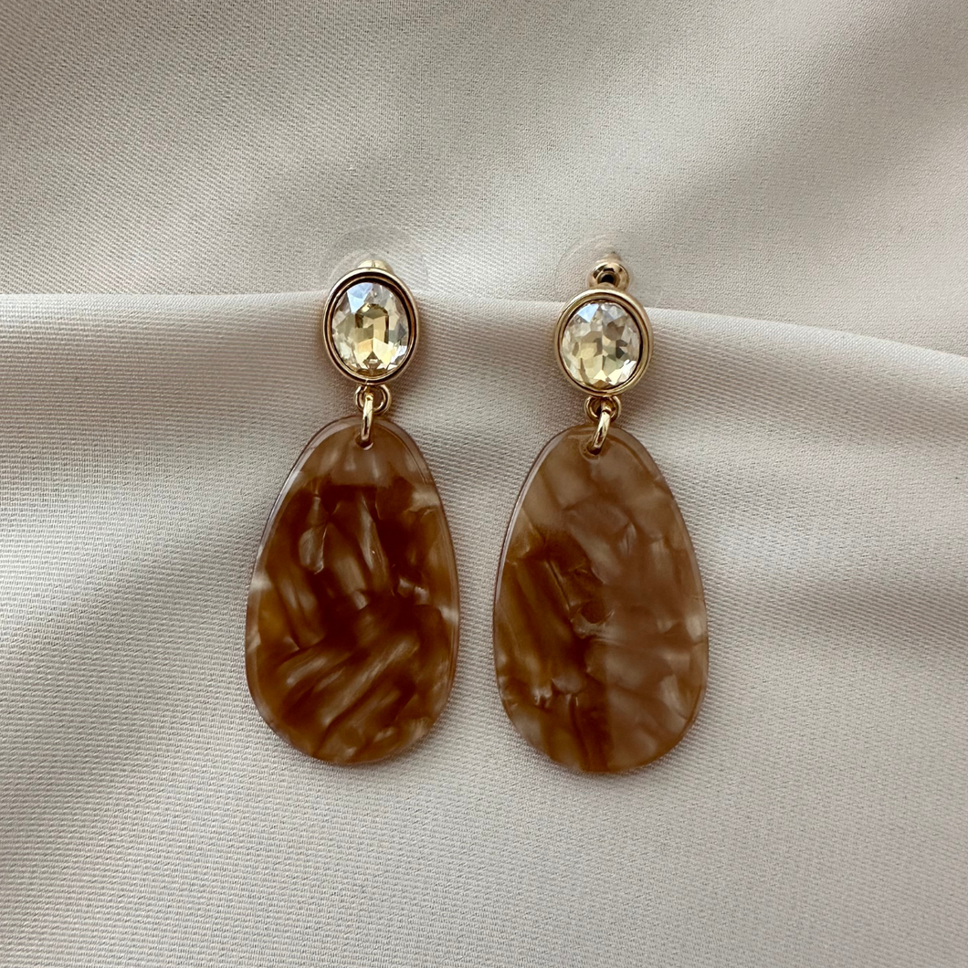 Earring Fanny - Caramel
