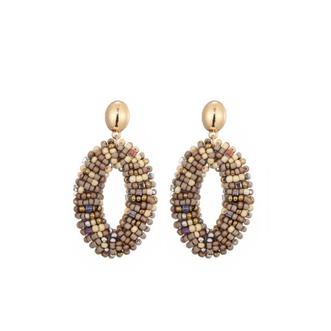 Earring Mary - Brown