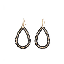 Afbeelding in Gallery-weergave laden, Earring Amber - Black
