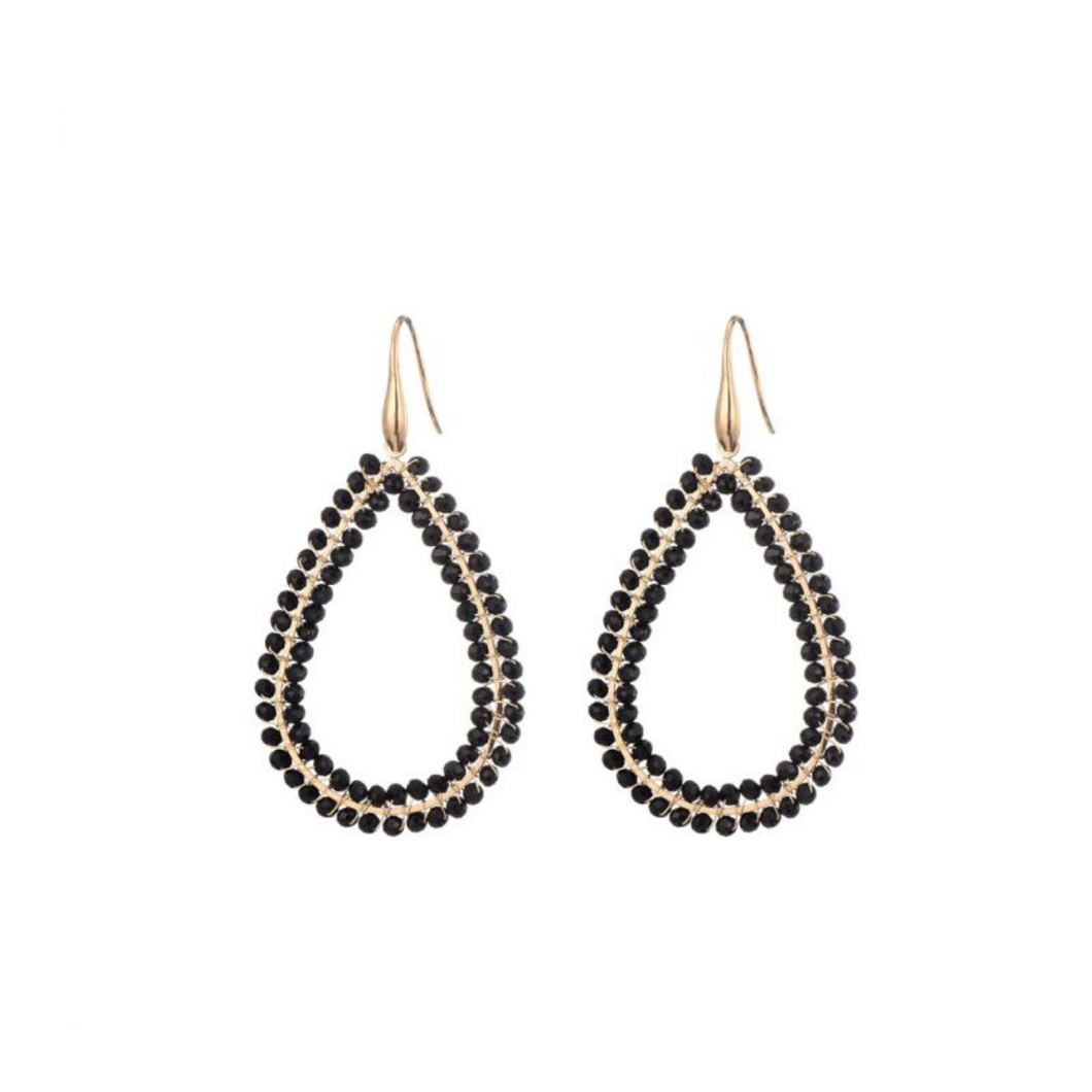 Earring Amber - Black