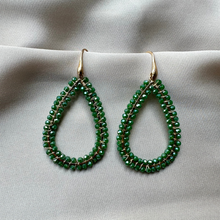 Afbeelding in Gallery-weergave laden, Earring Amber - Green
