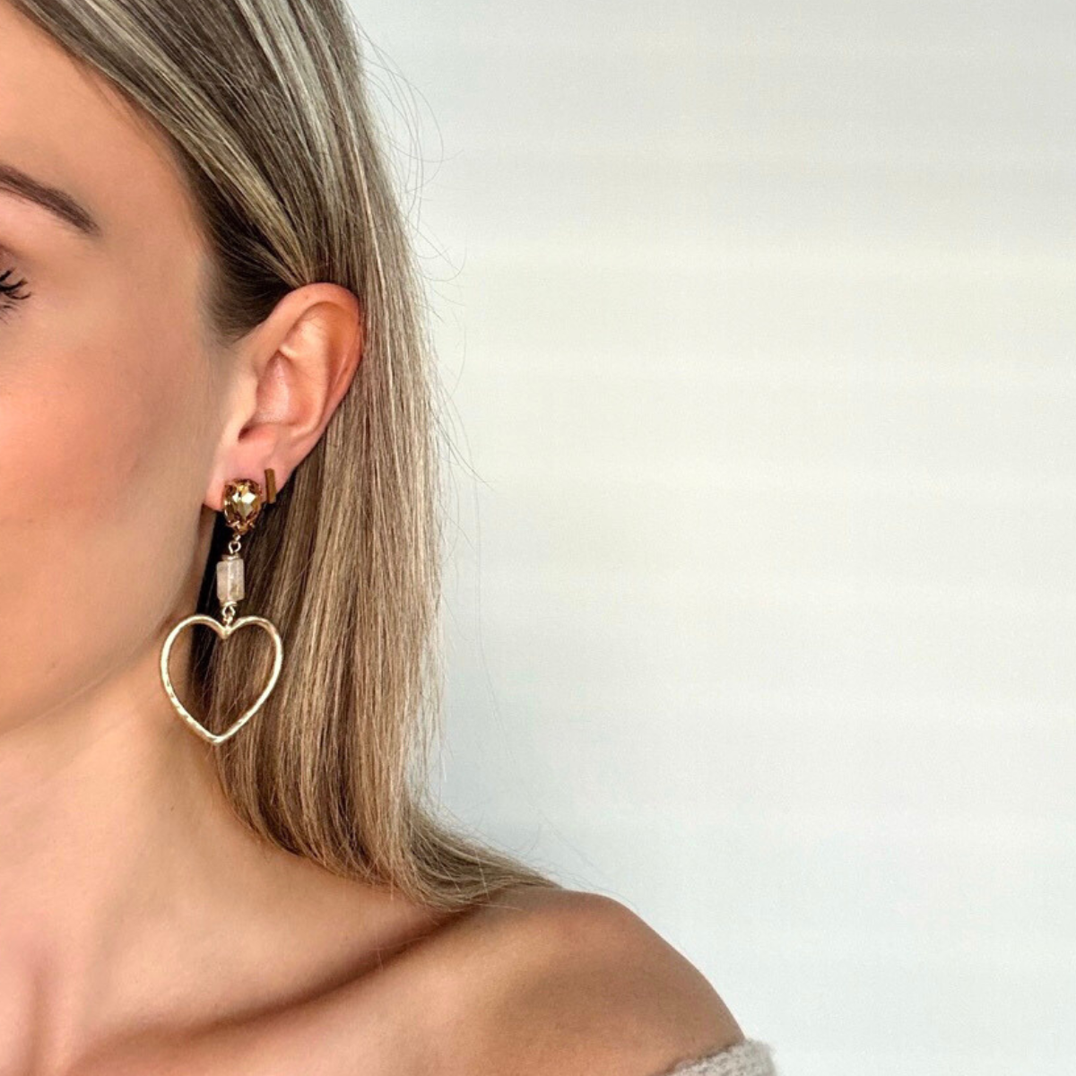 Oorbellen Lola - Beige