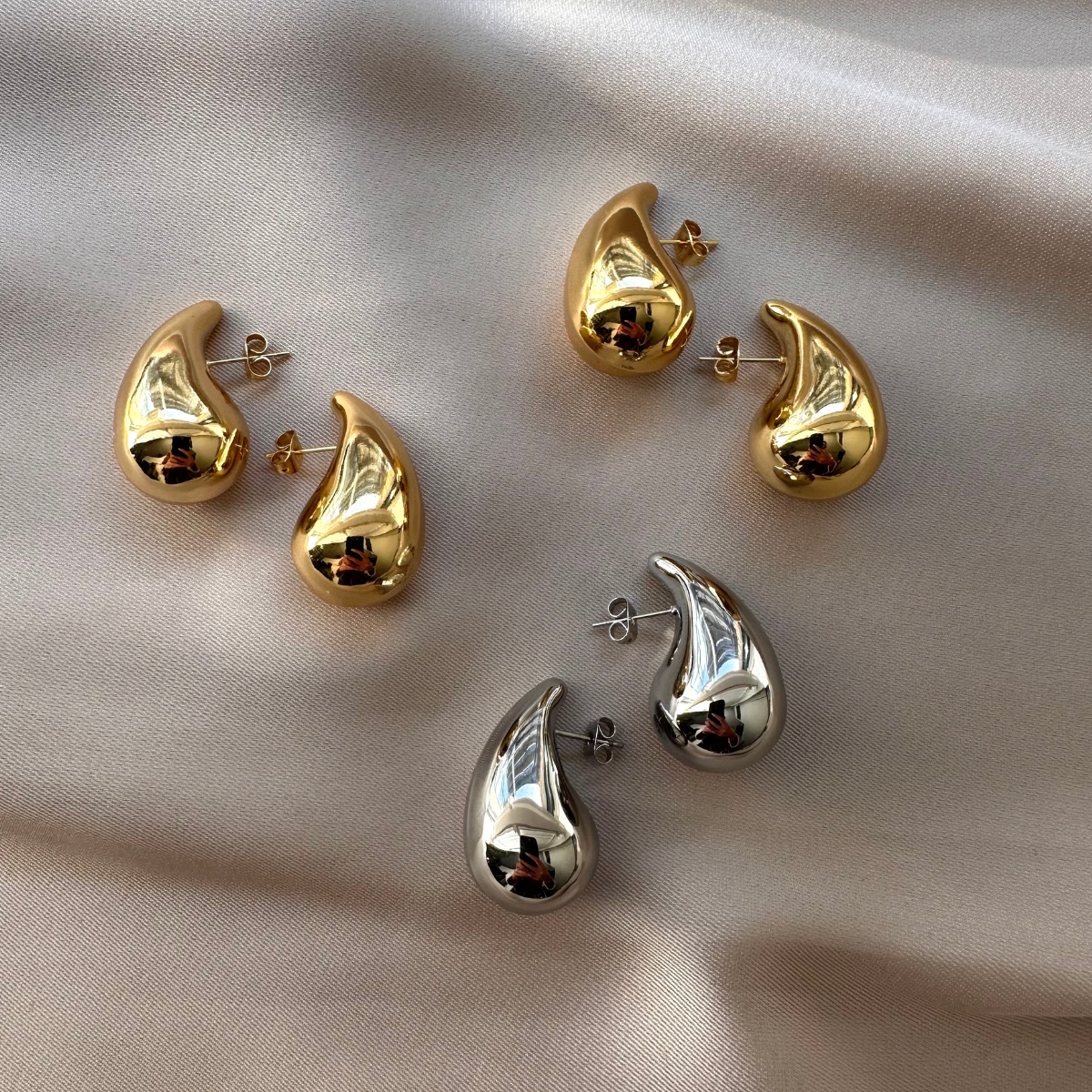 Oorbellen Waterdrop - Goud