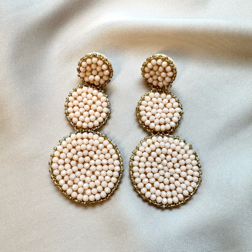 Earring Beaudine - Beige