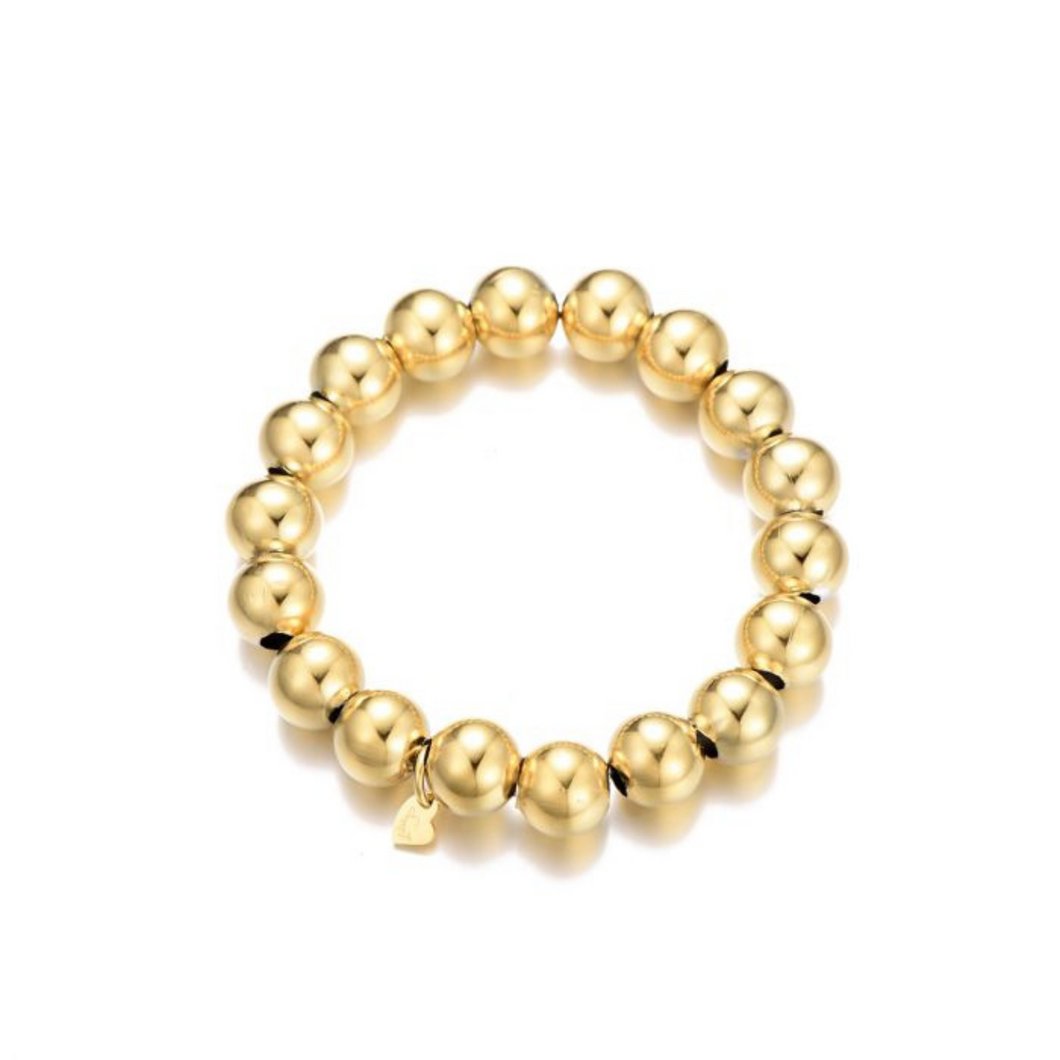 Bracelet Basic Beads Large - Gold