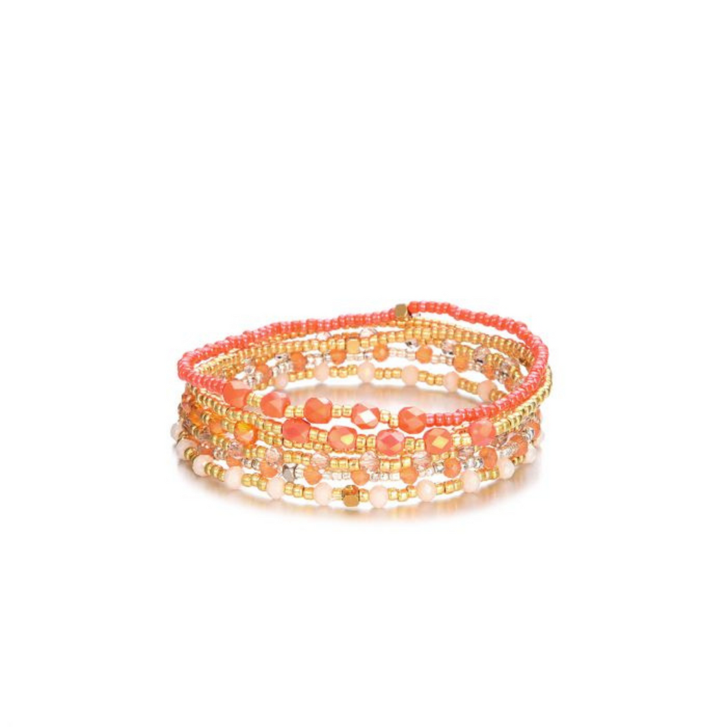 Bracelet Set Jaimy - Orange