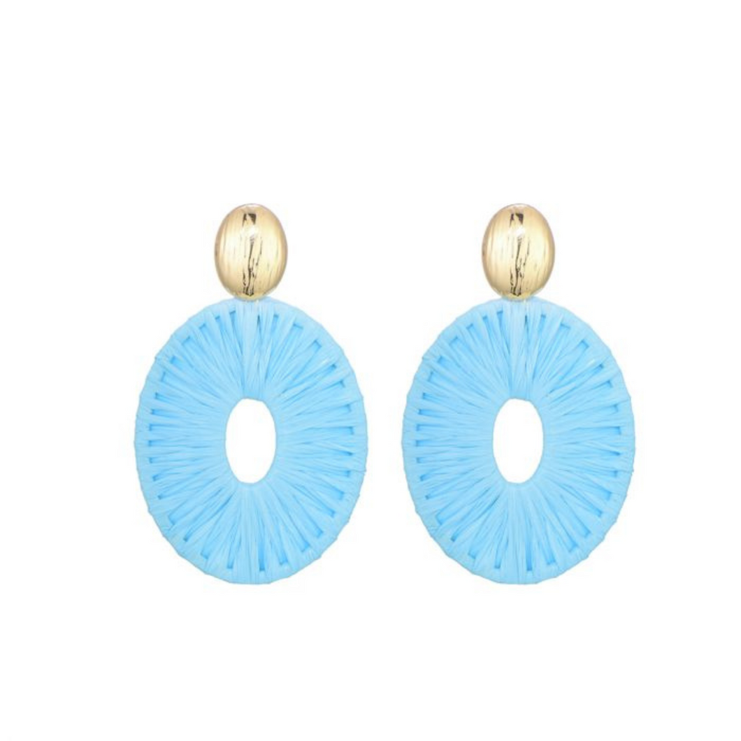 Earring Raffie - Light Blue