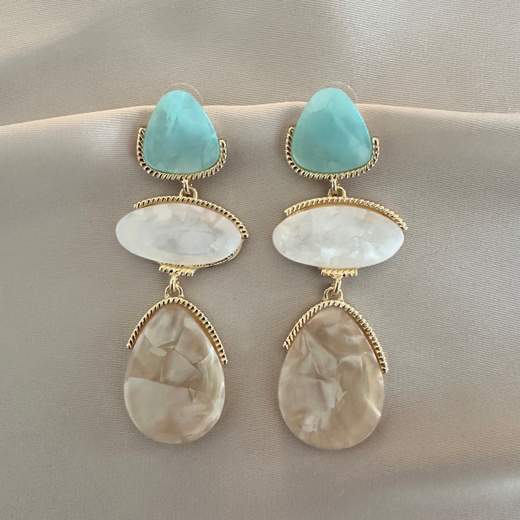 Earring Veerte - Light Blue