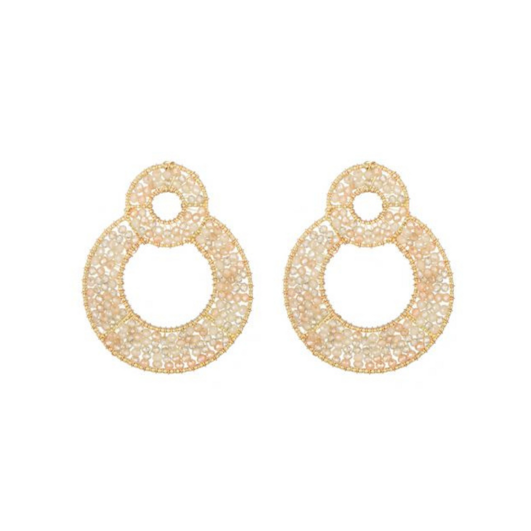 Earring Loes - Beige