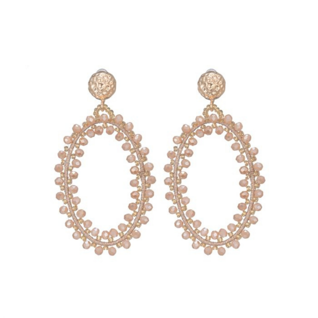 Earring Franka - Beige