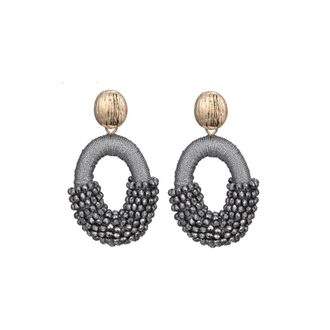 Earring Hazel - Grey