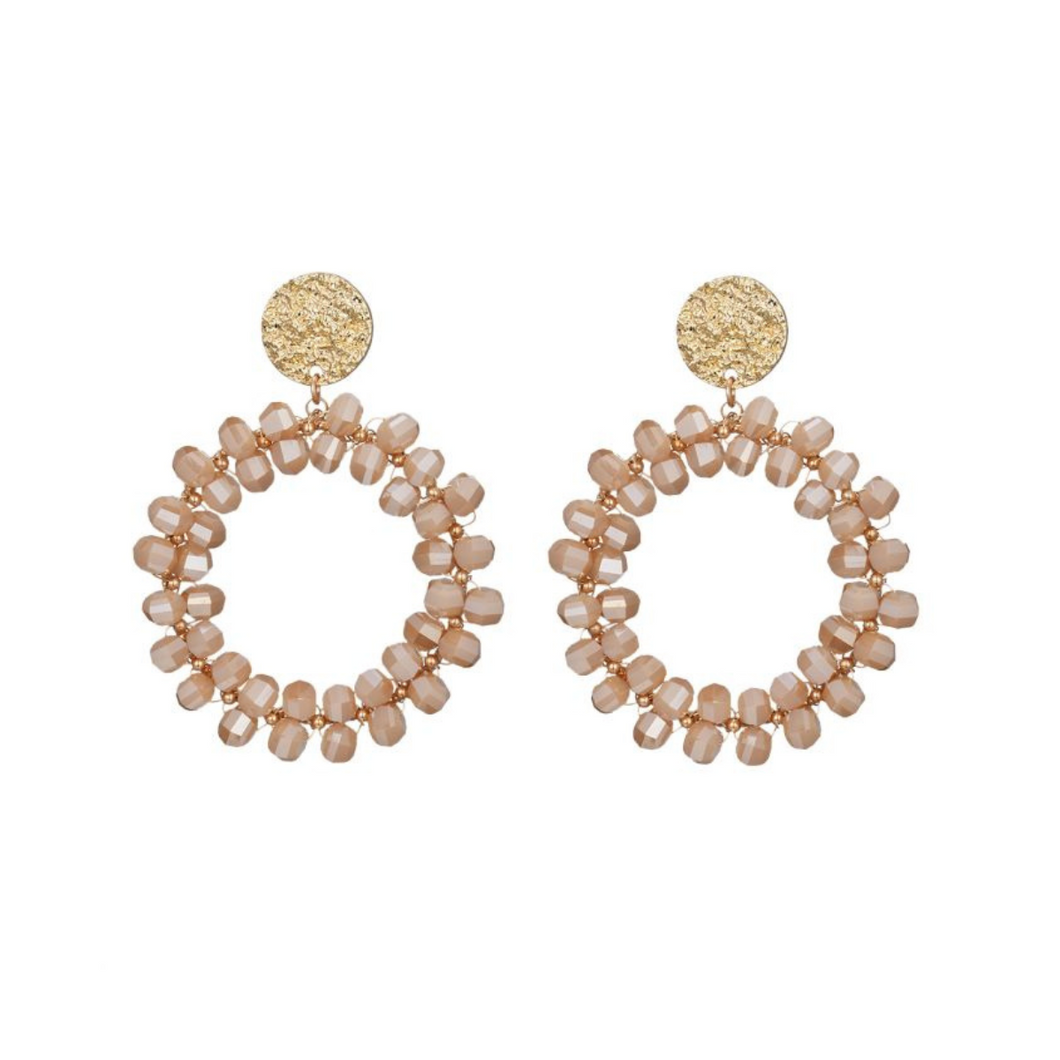 Earring Naz - Beige