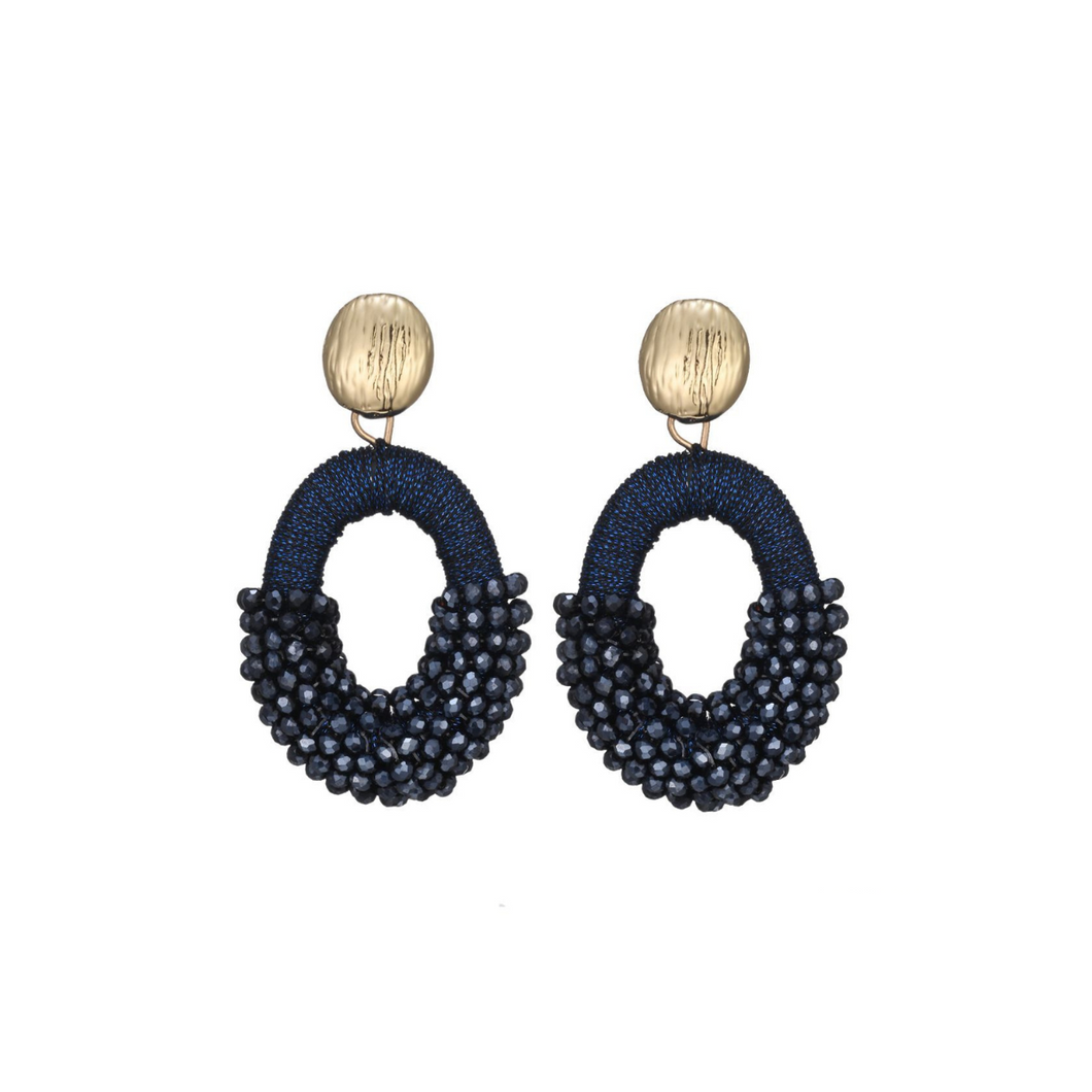 Earring Hazel - Midnight Blue