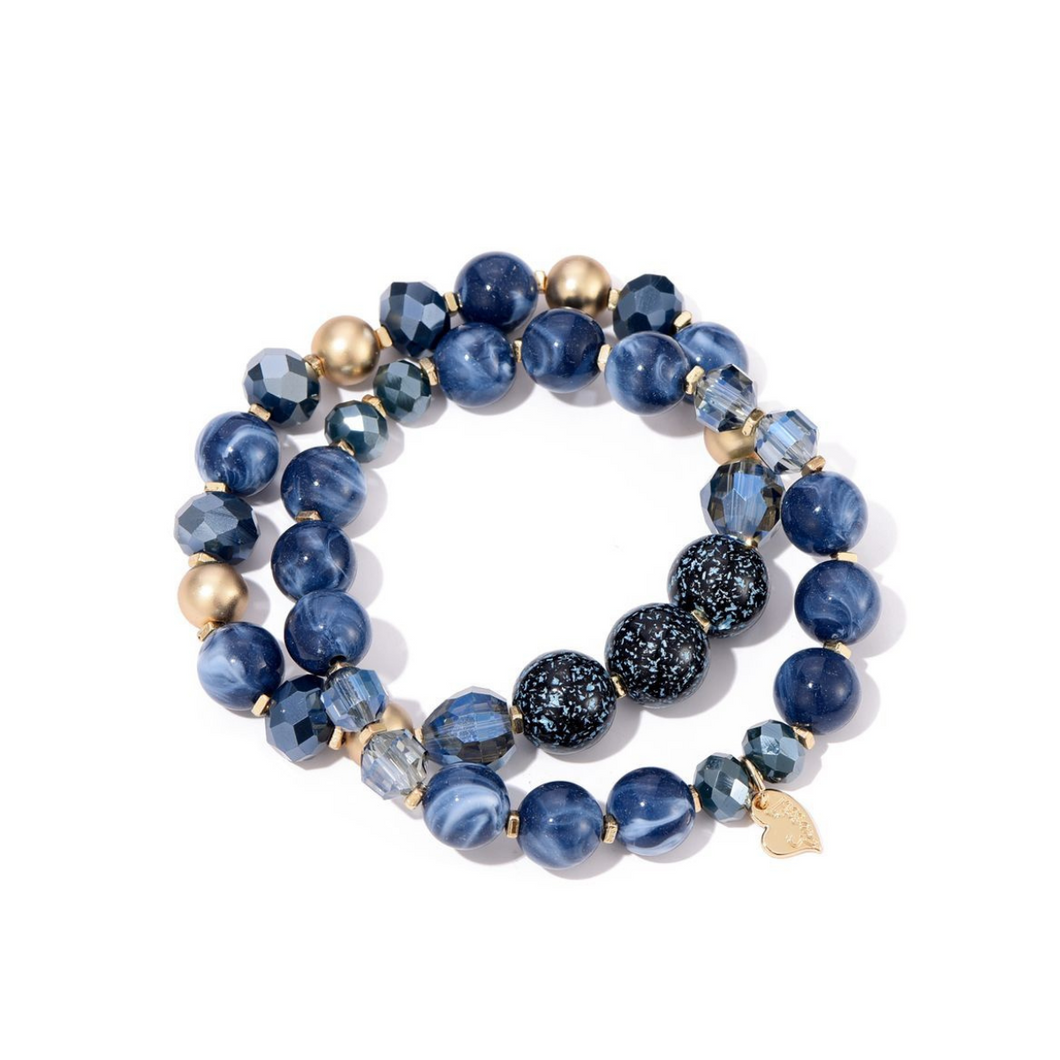 Bracelet Set Sky - Midnight Blue